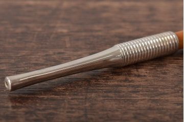 木村清斎　即中斎好写煙管一双　木村清五郎(清雲)　如心斎好写南鐐煙管一双　2点セット(R-045402)