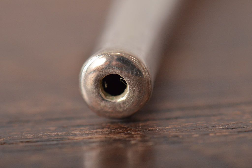 木村清斎　即中斎好写煙管一双　木村清五郎(清雲)　如心斎好写南鐐煙管一双　2点セット(R-045402)