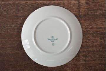 戦前　東洋陶器　薔薇柄　ケーキ皿6枚(TOTO、バラ、プレート)(R-045403)