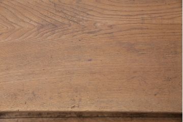 アンティーク家具　ストリップド(剥離)　昭和初期　栓材　素朴さが魅力の文机(ローテーブル)(R-045478)
