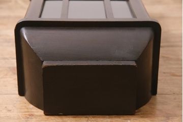 アンティーク時計　昭和初期　堀田時計店　トレードマークHO　電池式　大正ロマン香る掛け時計(柱時計、古時計)(R-045480)