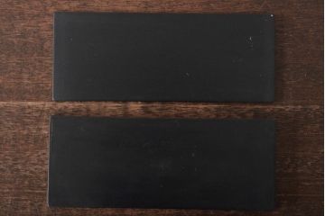 明治〜大正　古い硯箱(堆朱?、木製、彫刻、楼閣、山水)(R-045484)