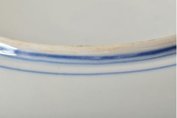 大正〜昭和初期　花蝶文6寸印判皿5枚(伊万里焼、和食器)(R-045495)