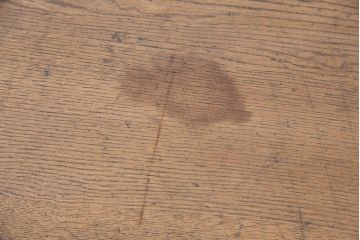 アンティーク家具　昭和初期　栓材　ストリップド(剥離)　木目が味わい深い文机(ローテーブル)(R-045496)