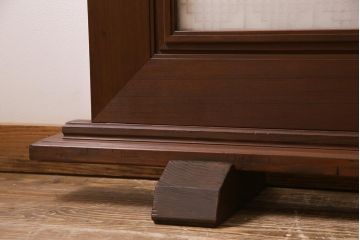 ビンテージ家具　昭和中期　両面ガラス　上手物!組子細工が目を惹くつい立て(衝立、仕切り、パーテーション、組子、ヴィンテージ)(R-045499)