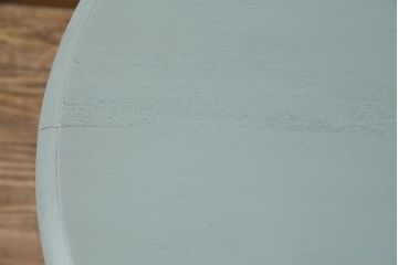 ペイント家具　昭和中期　コーヒーテーブル(ラウンドテーブル、花台)(R-045502)