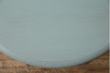 ペイント家具　昭和中期　コーヒーテーブル(ラウンドテーブル、花台)(R-045502)