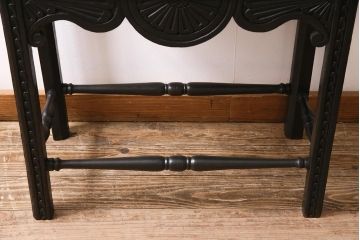 アンティーク家具　フランス　オーク材　豪華な彫りが目を惹くキャビネット(飾り棚、収納棚、戸棚)(R-045504)