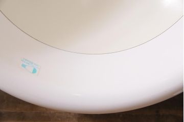 中古　深澤直人　Naoto Fukazawa　「Wan」　ホワイト　自由にポジショニングを変えられる照明(間接照明、床置き照明)(R-045511)