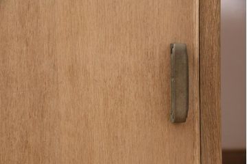 アンティーク家具　昭和中期　ストリップド(剥離)　ナラ材　組立て式　優しい色合いの木肌が素敵な両袖デスク(机、在宅ワーク、在宅用ワークデスク、作業台)(R-045519)