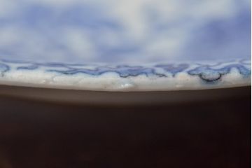 大正〜昭和初期　花蝶文6寸印判皿5枚(伊万里焼、和食器)(R-045527)