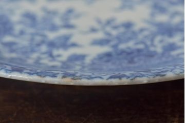 大正〜昭和初期　花蝶文6寸印判皿6枚(伊万里焼、和食器)(R-045529)