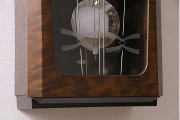 アンティーク時計　昭和中期　愛知時計電機(アイチ、AICHI)　ゼンマイ式　21DAY　柱時計(振り子時計、掛け時計)(R-045564)