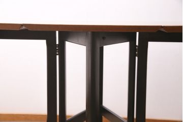 ヴィンテージ家具　北欧ビンテージ　スタイリッシュなデザインのバタフライテーブル(ダイニングテーブル)(R-045582)