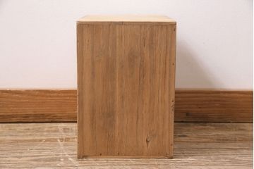 アンティーク家具　ストリップド(剥離)　昭和初期　桐材　素朴な雰囲気が魅力の小引き出し(小物入れ、卓上収納)(R-045591)