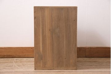 アンティーク家具　ストリップド(剥離)　昭和初期　桐材　素朴な雰囲気が魅力の小引き出し(小物入れ、卓上収納)(R-045593)