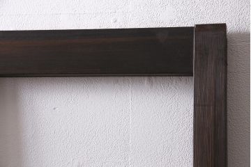 アンティーク建具　昭和初期　クリア・ダイヤガラス　レトロシックな空間におすすめのガラス戸1枚(引き戸、建具)(R-045635)