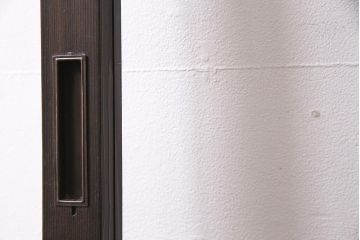 アンティーク建具　昭和初期　クリア・ダイヤガラス　レトロシックな空間におすすめのガラス戸1枚(引き戸、建具)(R-045635)