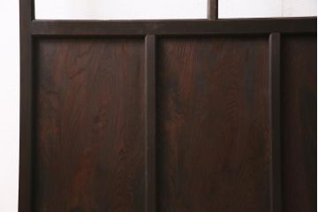 アンティーク建具　昭和初期　クリア・ダイヤガラス入り　ノスタルジックな雰囲気漂うガラス戸1枚(引き戸、建具)(R-045636)