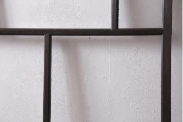 アンティーク建具　昭和初期　クリア・ダイヤガラス入り　ノスタルジックな雰囲気漂うガラス戸1枚(引き戸、建具)(R-045636)