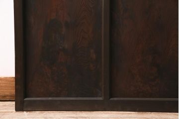 アンティーク建具　昭和初期　クリア・ダイヤガラス入り　ノスタルジックな雰囲気漂うガラス戸1枚(引き戸、建具)(R-045636)