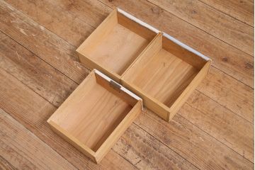 レトロ家具　ペイント　ナチュラルやフレンチスタイルにぴったりな小引き出し(小物収納)(R-045638)