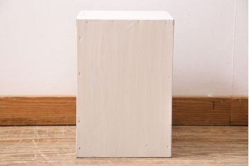 レトロ家具　ペイント　ナチュラルやフレンチスタイルにぴったりな小引き出し(小物収納)(R-045638)