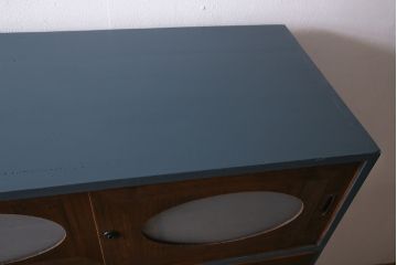 ビンテージ家具　ペイント　前面桐材　レトロな雰囲気漂う重ね箪笥(タンス、たんす)(R-045646)