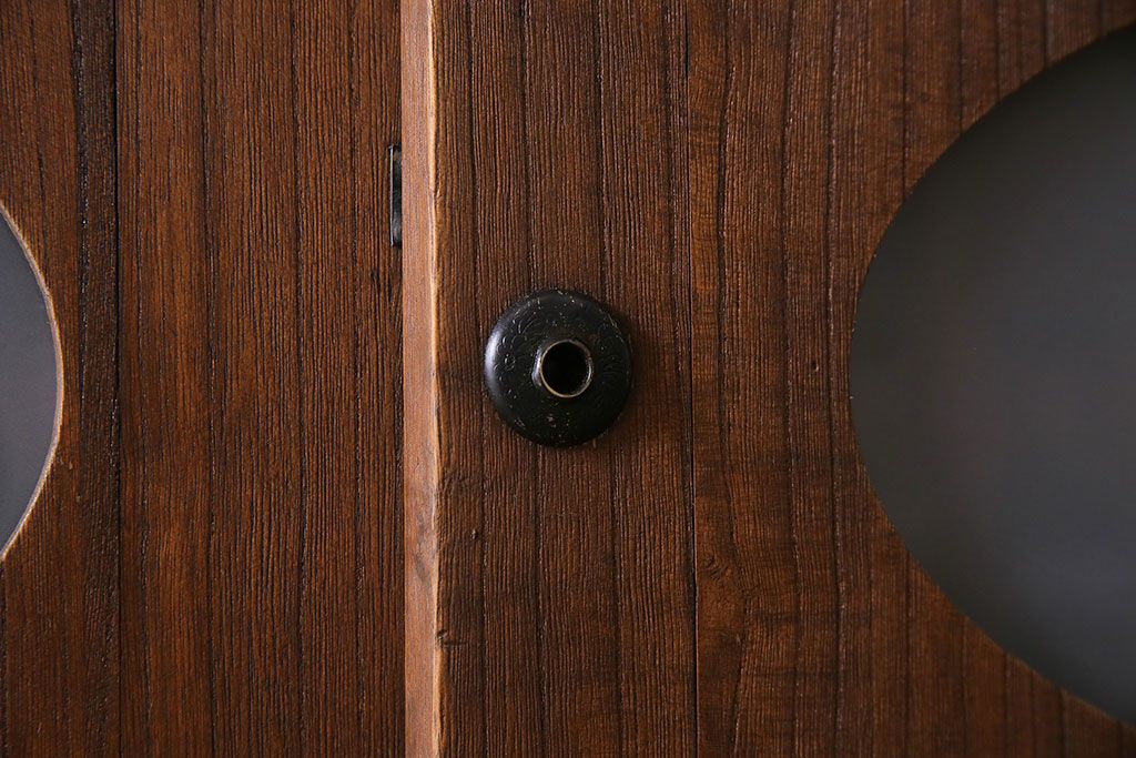 ビンテージ家具　ペイント　前面桐材　レトロな雰囲気漂う重ね箪笥(タンス、たんす)(R-045646)