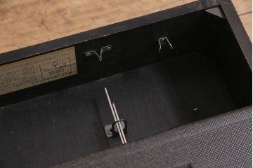 アンティーク時計　昭和中期　SEIKO(セイコー)　ゼンマイ式　カレンダー付き　30DAY　渋い色合いの掛け時計(柱時計、振り子時計)(R-045649)