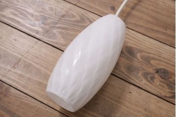 中古　大光電機(DAIKO)　DPN-54279　波線の模様がおしゃれなペンダントライト(シェード、天井照明)(R-045653)