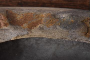 古い硯(中国、端渓、書道具、布箱)(R-045674)