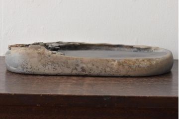 古い硯(中国、端渓、書道具、布箱)(R-045674)