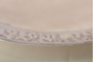 大阪　尚美堂造　純銀　青海盆　共箱(重量約150g)(R-045675)