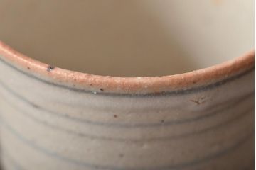 古い　笠原窯　渦巻　蓋付　小吸物碗10客　共箱(和食器)(R-045678)