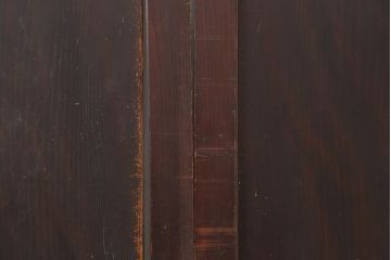 アンティーク建具　明治期　杉材一枚板　杢目が魅力のシンプルな板戸4枚セット(引き戸、建具)(R-045689)