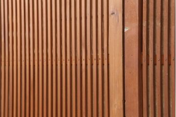 アンティーク建具　昭和中期　裏障子付き　和レトロな帯格子戸2枚セット(障子戸、引き戸、建具)(R-045692)