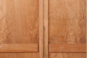 アンティーク建具　明治期　杉材一枚板　美しい杢目の板戸4枚セット(引き戸、建具)(R-045695)