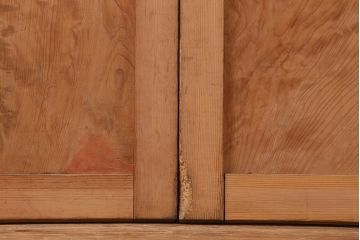 アンティーク建具　明治期　杉材一枚板　美しい杢目の板戸4枚セット(引き戸、建具)(R-045695)