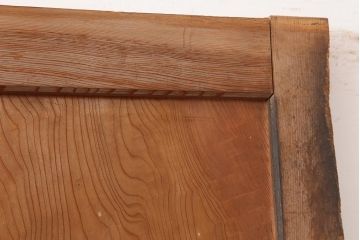 アンティーク建具　明治期　杉材一枚板　美しい杢目の板戸2枚セット(引き戸、建具)(R-045696)