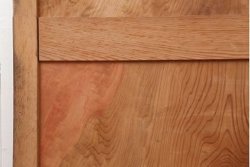 アンティーク建具　明治期　杉材一枚板　美しい杢目の板戸2枚セット(引き戸、建具)(R-045696)