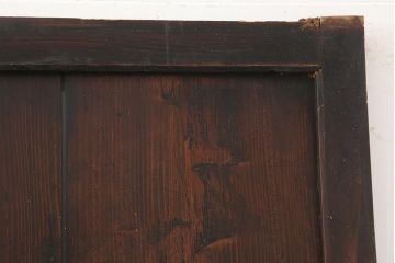 アンティーク建具　明治期　和空間や古民家スタイルにおすすめな格子帯戸3枚セット(ガラス帯戸、引き戸、建具)(R-045699)