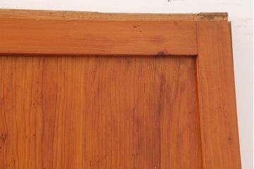 アンティーク建具　昭和中期　春慶塗が魅力のガラス帯戸4枚セット(引き戸、建具)(R-045700)