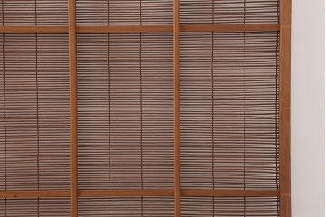 レトロ建具　昭和中期　風情のある御簾戸4枚セット(簾戸、簀戸、葭戸、夏障子、夏戸、葦戸)(R-045701)