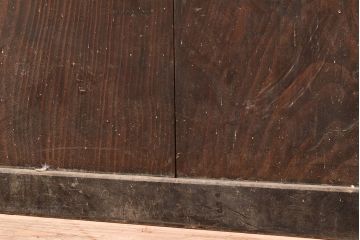 和製アンティーク　シンプルなデザインが取り入れやすい帯戸2枚セット(引き戸、建具、板戸)(R-045706)