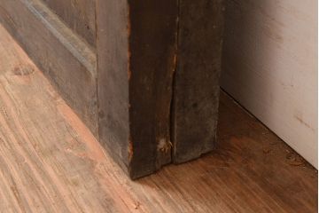 和製アンティーク　シンプルなデザインが取り入れやすい帯戸2枚セット(引き戸、建具、板戸)(R-045706)