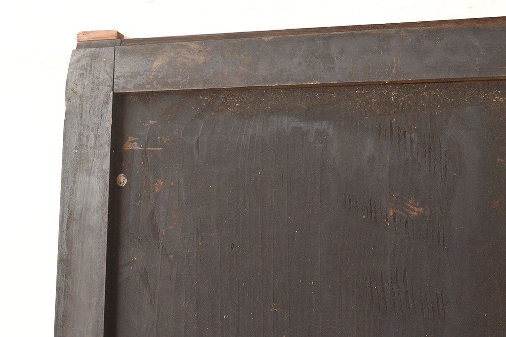 和製アンティーク　シンプルなデザインが取り入れやすい帯戸2枚セット(引き戸、建具、板戸)(R-045706)