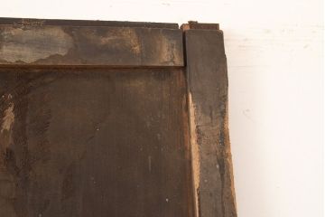 和製アンティーク　シンプルなデザインが取り入れやすい帯戸2枚セット(引き戸、建具、板戸)(R-045706)