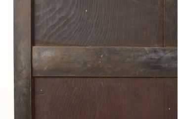 和製アンティーク　シンプルなデザインが取り入れやすい帯戸2枚セット(引き戸、建具、板戸)(R-045706)