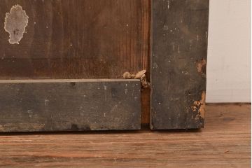 和製アンティーク　シンプルなデザインが取り入れやすい帯戸2枚セット(引き戸、建具、板戸)(R-045706)